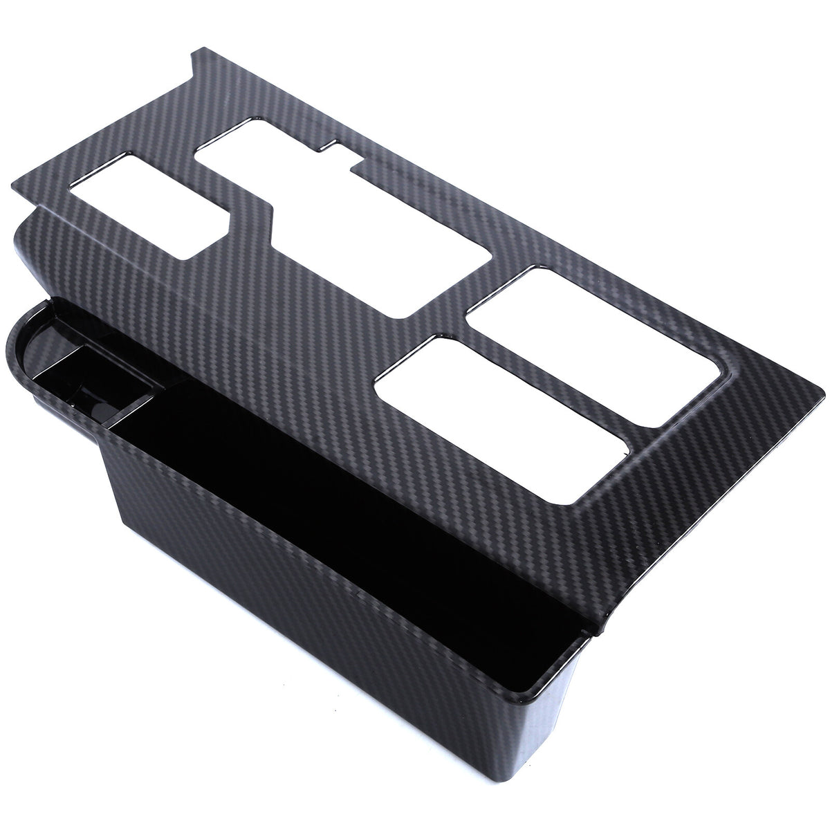 Carbon Center Console Gear Shift Panel Storage Box For Toyota Tundra/Sequoia 22+ 20