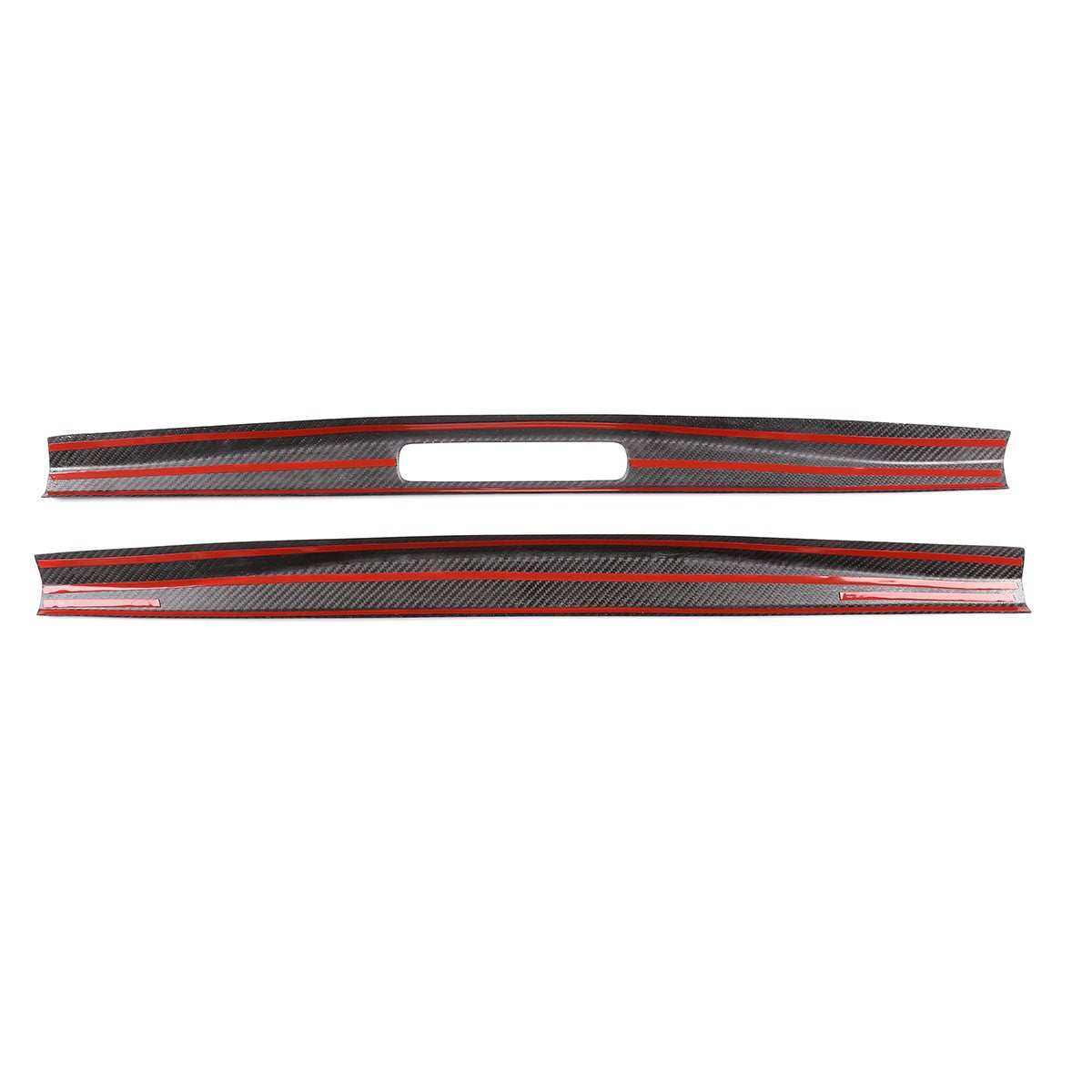 Matte Real Carbon Fiber Inner Door Sill Trim For Porsche 718 982 911 991 2016-19 9