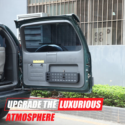 Aluminum Alloy Tailgate Storage Molle Panel For Toyota Prado FJ120 03-09 22
