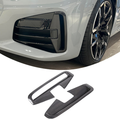 Real Carbon Fiber Front Fog Light Trim For BMW BMW 4 Series G22 Coupe 22+ US 17