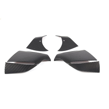 ABS Carbon Fiber rearview mirror base cover trim decor For Corvette C8 2020-2026 11