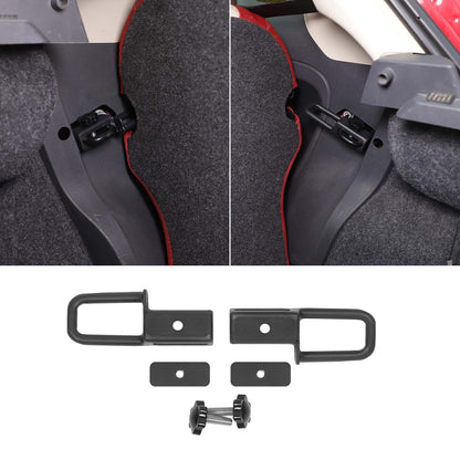 Steel Rear Seat Backrest Adjustment Upright Bracket Trim For Fiat 500 2007-15 2