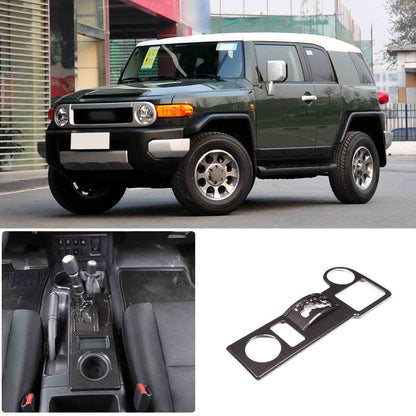 Carbon Style Gear Shift Water Cup Panel Cover Trim For Toyota FJ Cruiser 07-21 6