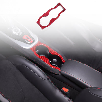 Red Real Carbon Fiber Interior Center Console Cover Trim For Lotus EMIRA 2021-25 4