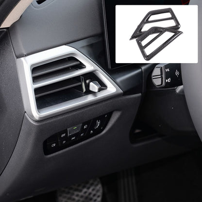 Real Carbon Fiber Side Air Vent Frame Trim For BMW 3 4 330i 430i G20 G21 25+ US 16