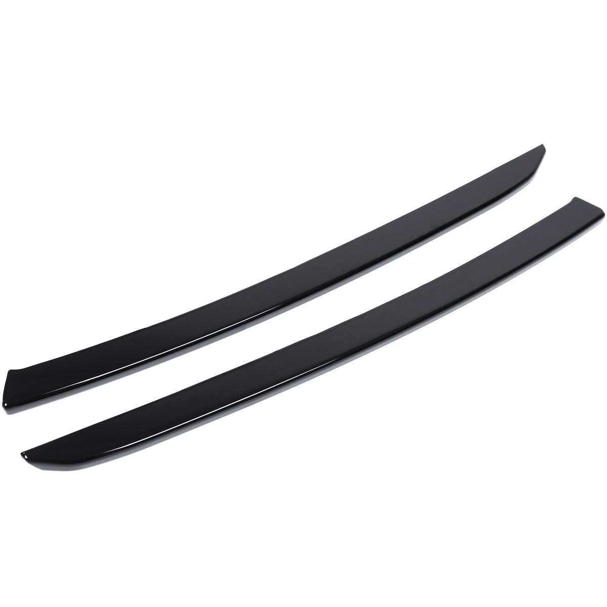 Glossy Piano Black Front Headlight Eyebrow Trim For Toyota Prado LC250 2024+ US 21