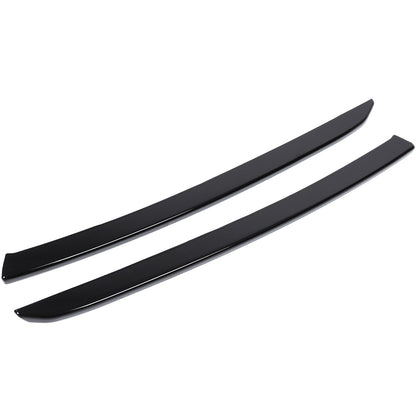 Glossy Piano Black Front Headlight Eyebrow Trim For Toyota Prado LC250 2024+ US 21