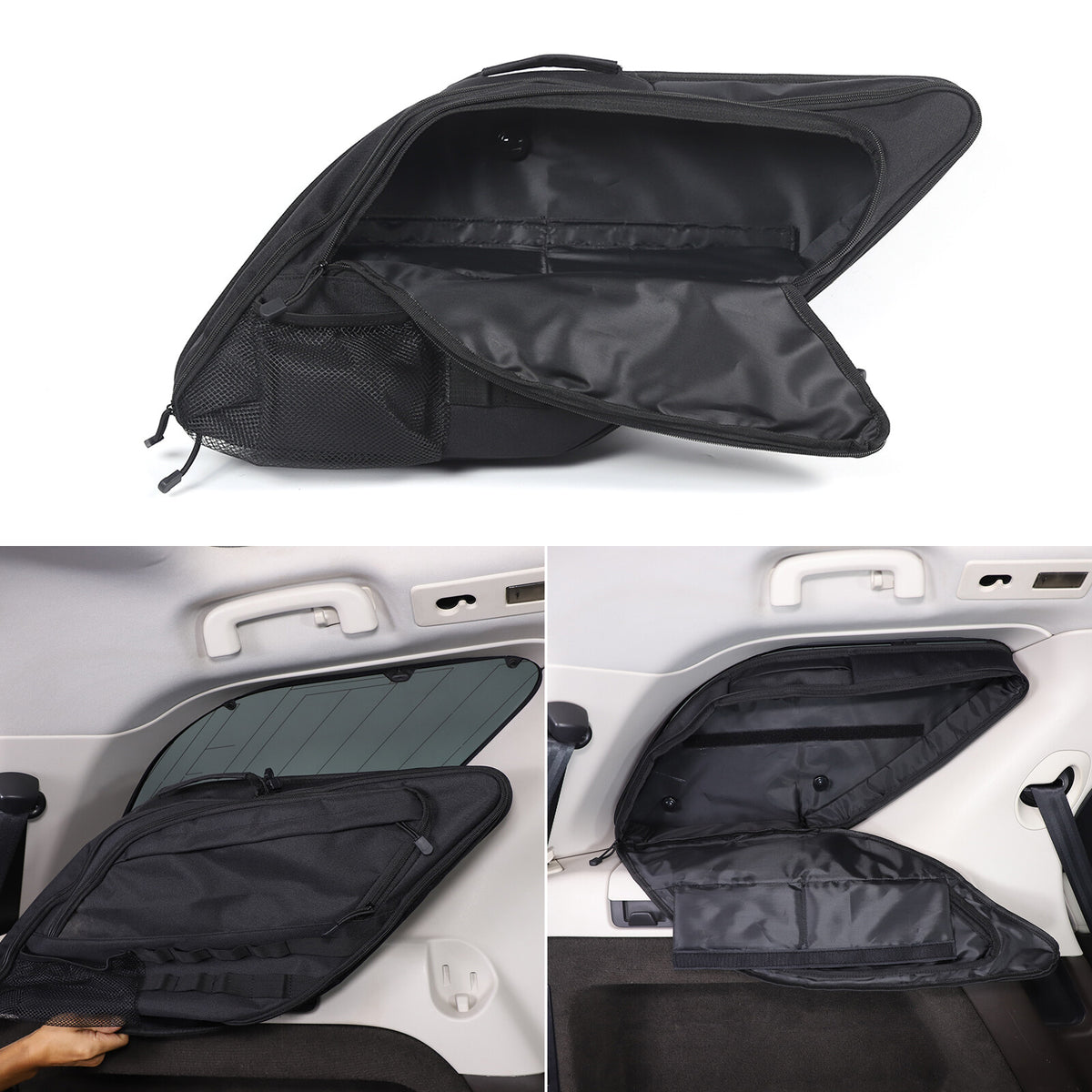 Car Trunk Side Window Storage Bag Tool Bag For Land Rover Discovery 5 2017-23 13