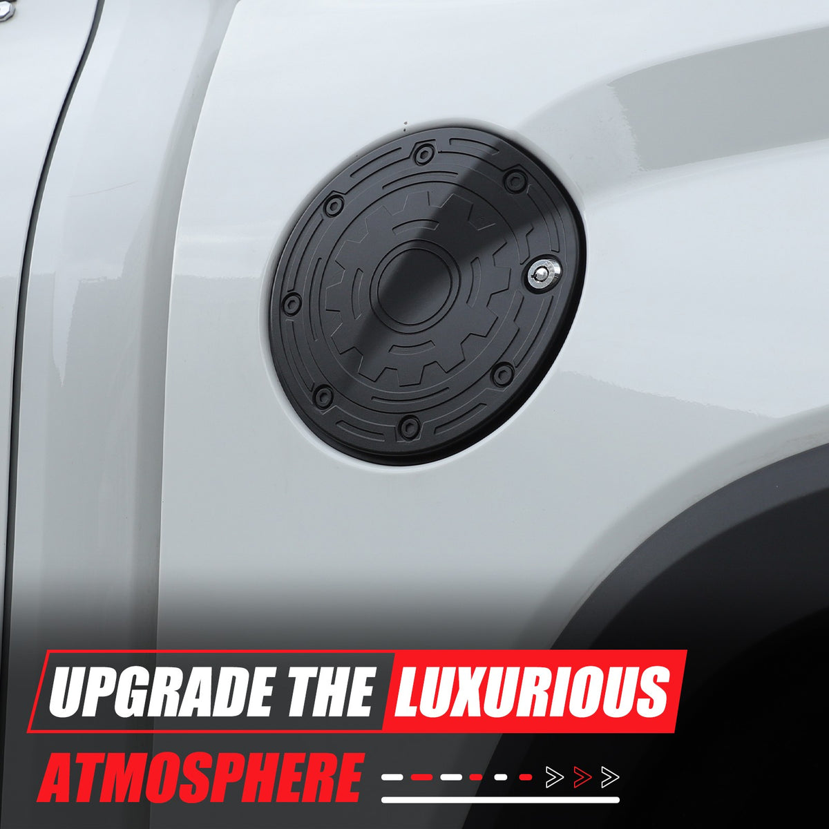 Aluminum Alloy Fuel Tank Anti-Theft Lock Cover Gas Cap For Toyota Tundra 22+ 23