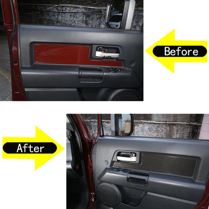 ABS Carbon Fiber Door panel strip cover trim For Toyota FJ Cruiser 2007-2021 US 7