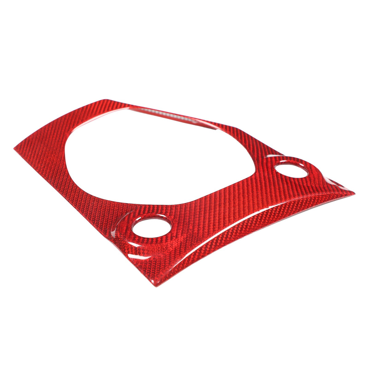 Red Real Carbon Fiber Center Gear Shift Base Trim For Nissan 400Z Z34 MT 2023+ 7
