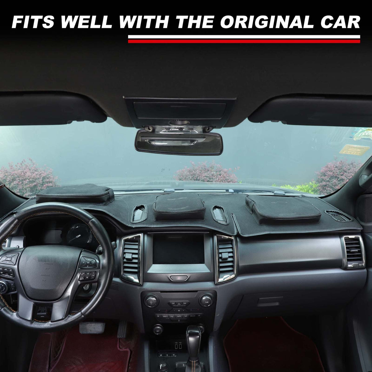 Interior Center Console Dashboard Storage Bag For Ford Ranger T7 T8 2015-21 US 7