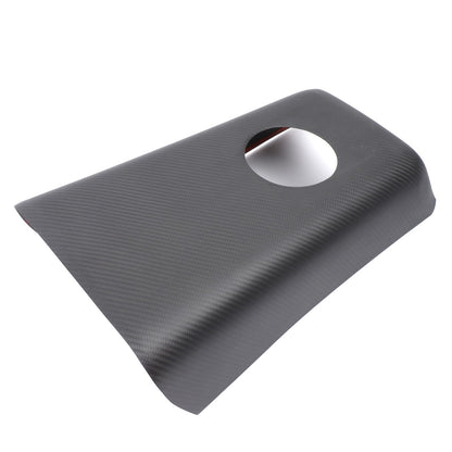 Matte Real Carbon Fiber Rear Cup Holder Panel Trim For Nissan GTR R35 2008-2016 8