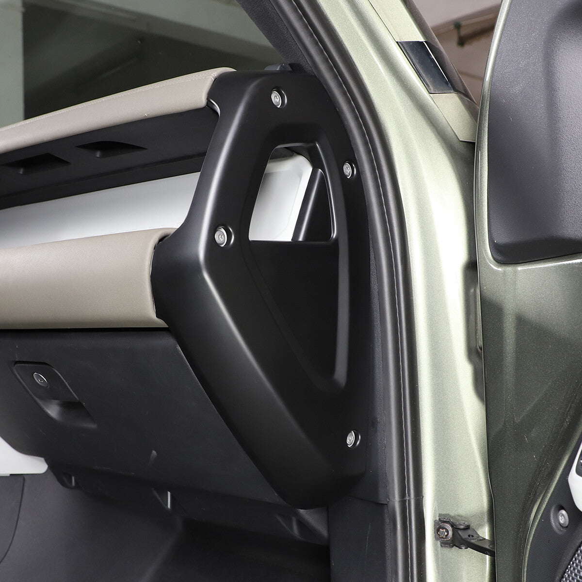 Matte Black Dashboard Side Panel Trim Cover For Land Rover Defender 2020-23 US 6