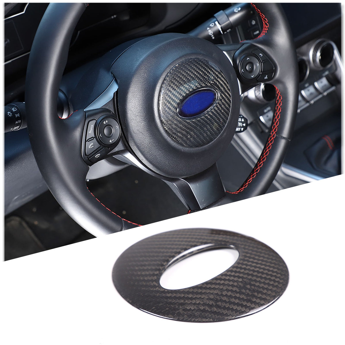 Real Carbon Fiber Interior Center Trim Set For Toyota 86 Subaru BRZ 2012-2020 2