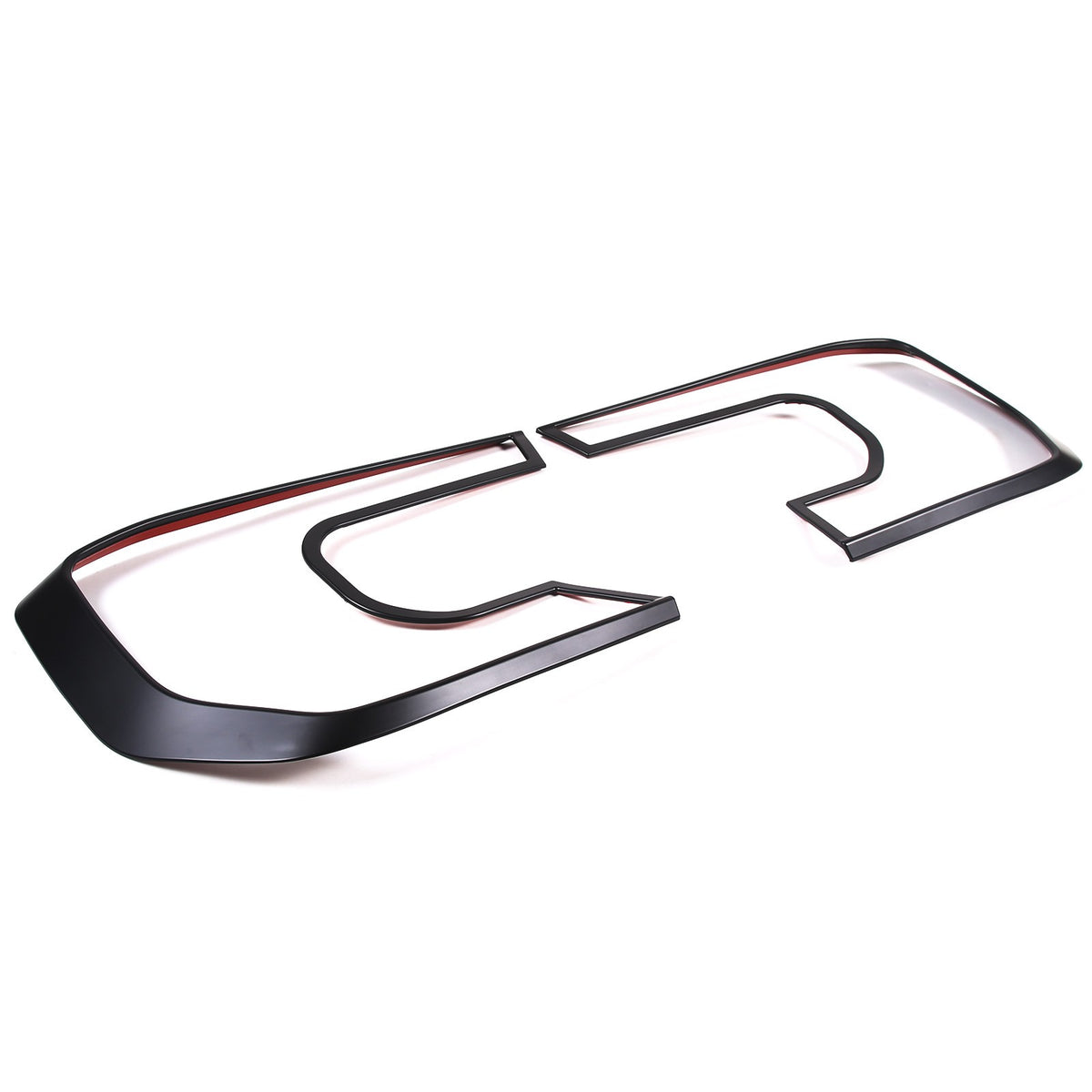 Matte Black ABS Front Headlight Bezel Trim Cover For Ford Ranger T9 2023+ US 4