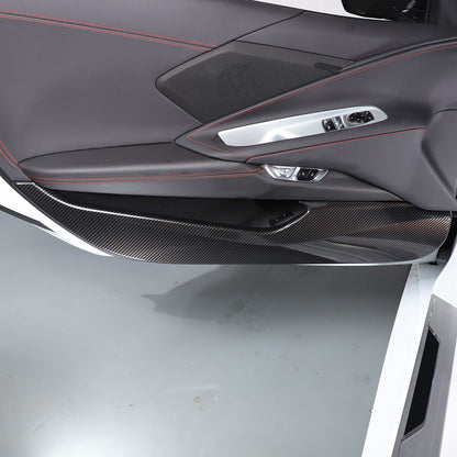 Carbon Fiber ABS Interior Full Decor Cover Trim Kit For Corvette C8 2020-2025 - Styles 46-50 16