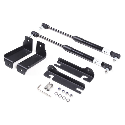 Black Steel Front Hood Lift Support Corner Cover Trim For Honda Pilot 2016-22 US 18