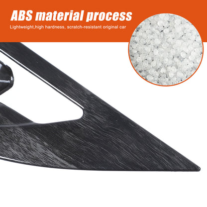 Black Grain Interior Door Handle Cover Trim For BMW X1 U11 /X2 U12 2023+ 15