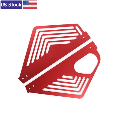 For Corvette C8 2020-2026 Red Aluminum Engine Bay Panel Covers Trims 1