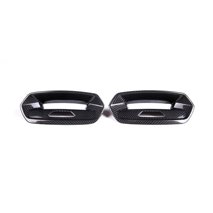 Carbon fiber Seat Headrest Back Hook Cover Trim For Lamborghini URUS 2018-23 US 8