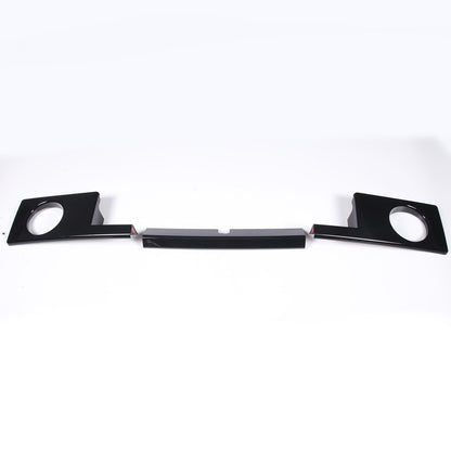 Glossy Black Front Bumper & Side Cover Trim Kit For Hummer H2 SUV SUT 2003-2009 8