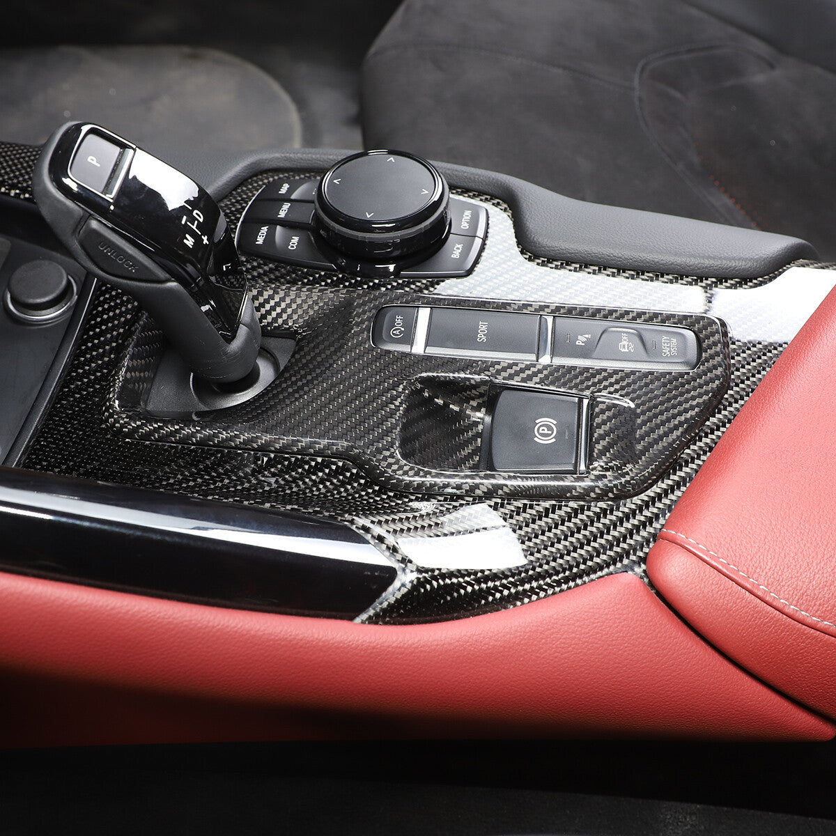 Real Carbon Fiber Full Interior Set Decor Trim Kit For Toyota Supra A90 MK5 19+ 139