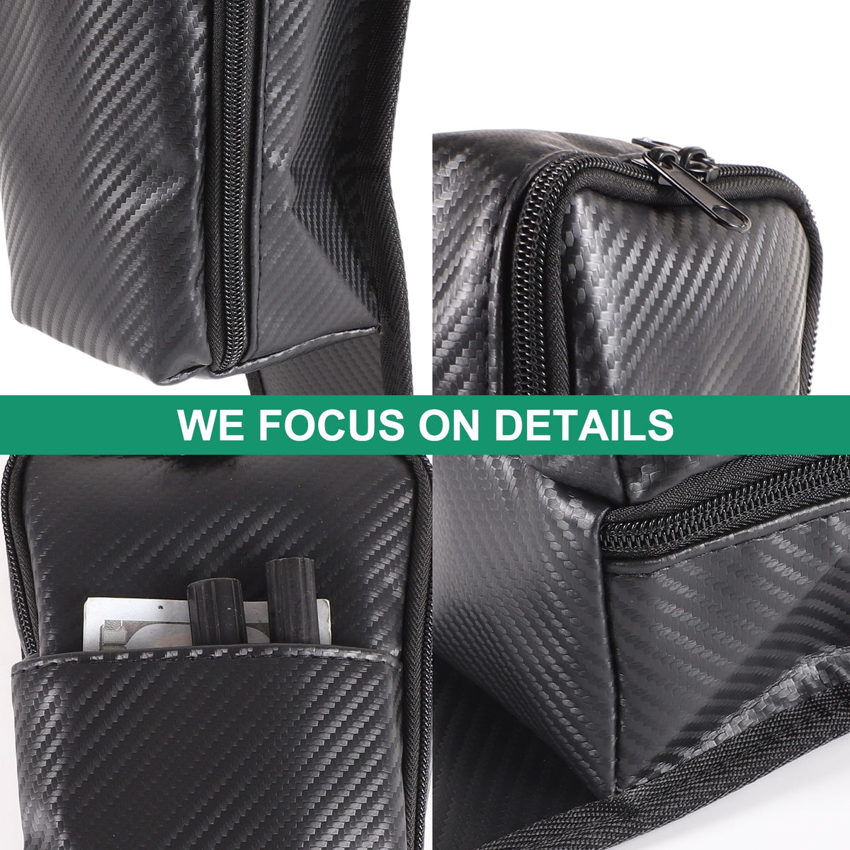 Front & Rear Center Console Storage Bag Tray For Corvette C8 2020+ - Variants 6-10 47