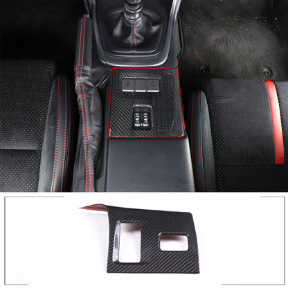 Real Carbon fiber Seat Adjustment Panel Trim for Toyota 86/Subaru BRZ 2022 US 1