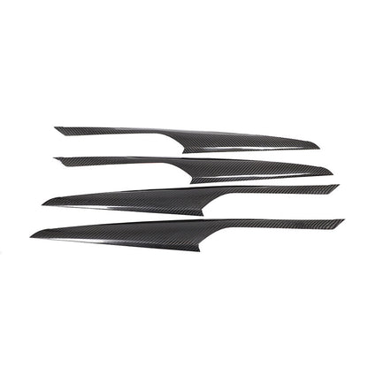 Real Dry Carbon Fiber Interior Door Panel Trim For BMW X3 G01 X4 G02 2018-21 US 4