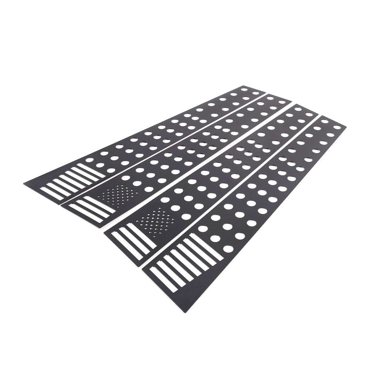 US Flag Alloy Window Center Pillar Trim For Land Rover Discovery 3/4 04-16 US 6