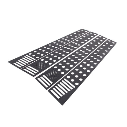 US Flag Alloy Window Center Pillar Trim For Land Rover Discovery 3/4 04-16 US 6