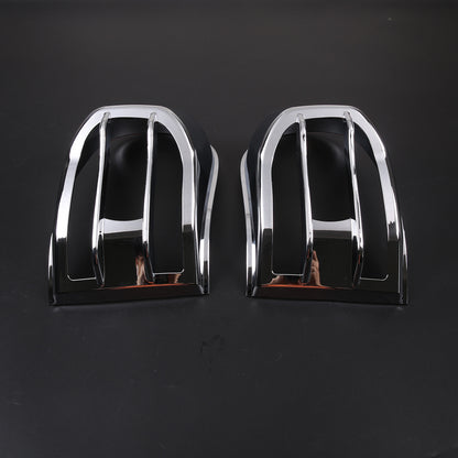 Chrome Silver Rear Tail Light Lamp Cover Trim For 2007-2014 Toyota FJ Cruiser 18