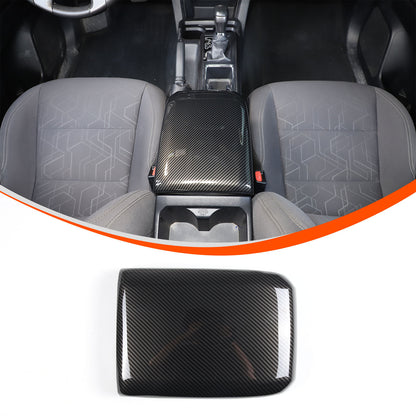 ABS Carbon Fiber Center Console Armrest Box Cover For Toyota Tacoma 2016-23 3