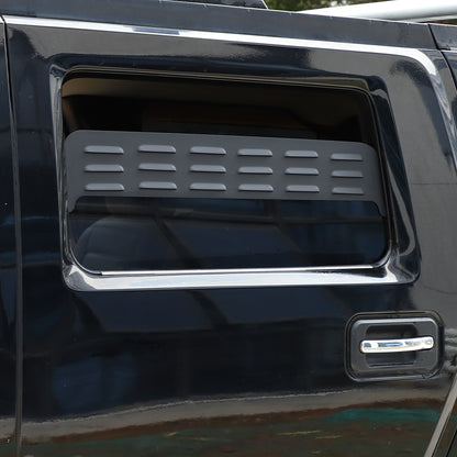 Front & Rear Window Glass Louver Air Vent Panel Trim For Hummer H2 2003-09 US 7
