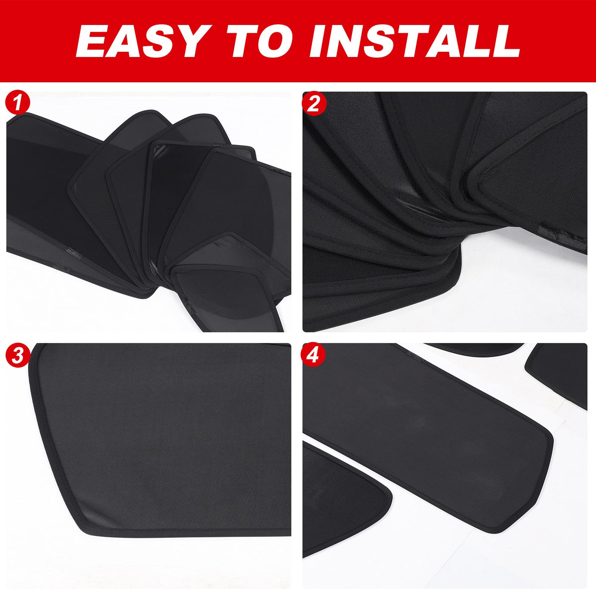 Full Window Mesh Screen Sun Shade Cover Net For BMW X3 G45 2025 19