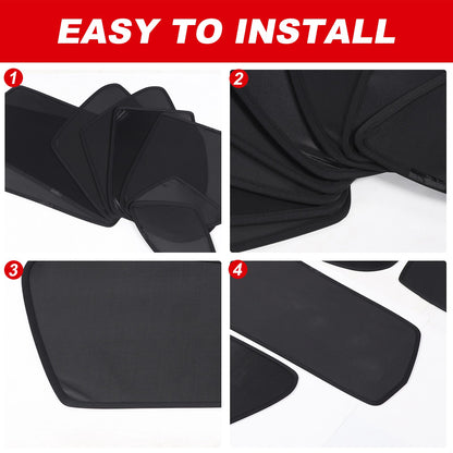 Full Window Mesh Screen Sun Shade Cover Net For BMW X3 G45 2025 19