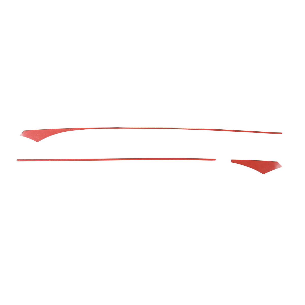 Carbon Fiber Inner Door Panel Waistline Trim Sticker For Corvette C6 2005-2013 13