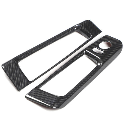 Real Carbon Fiber Mirror Adjustment Panel Trim For Fiat 500 312 2010-2022 14
