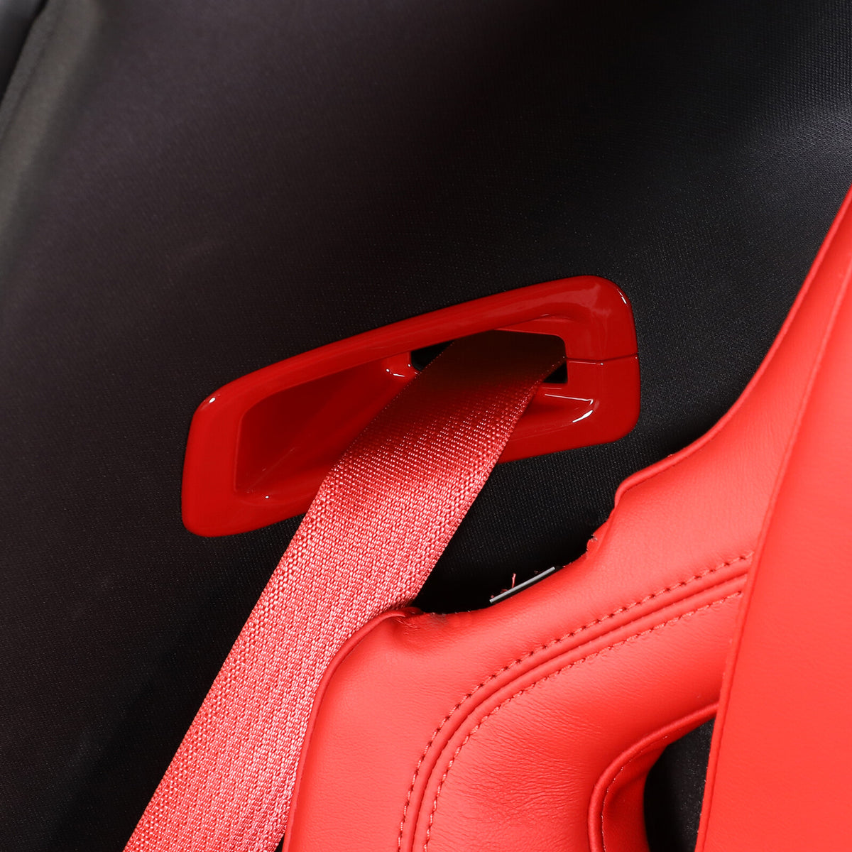 Red Full Interior Set Dash Panel Decor Cover Trim Kit For Corvette C8 2020-25 - Variants 6-10 31