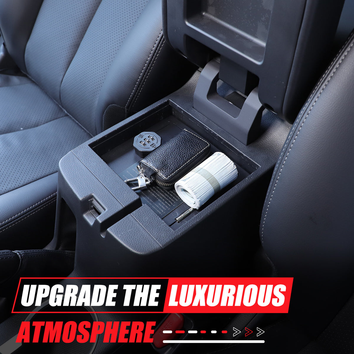 Center Safe GUN Storage Lock Box TRAY For Mitsubishi L200 Triton 19-23 US 18