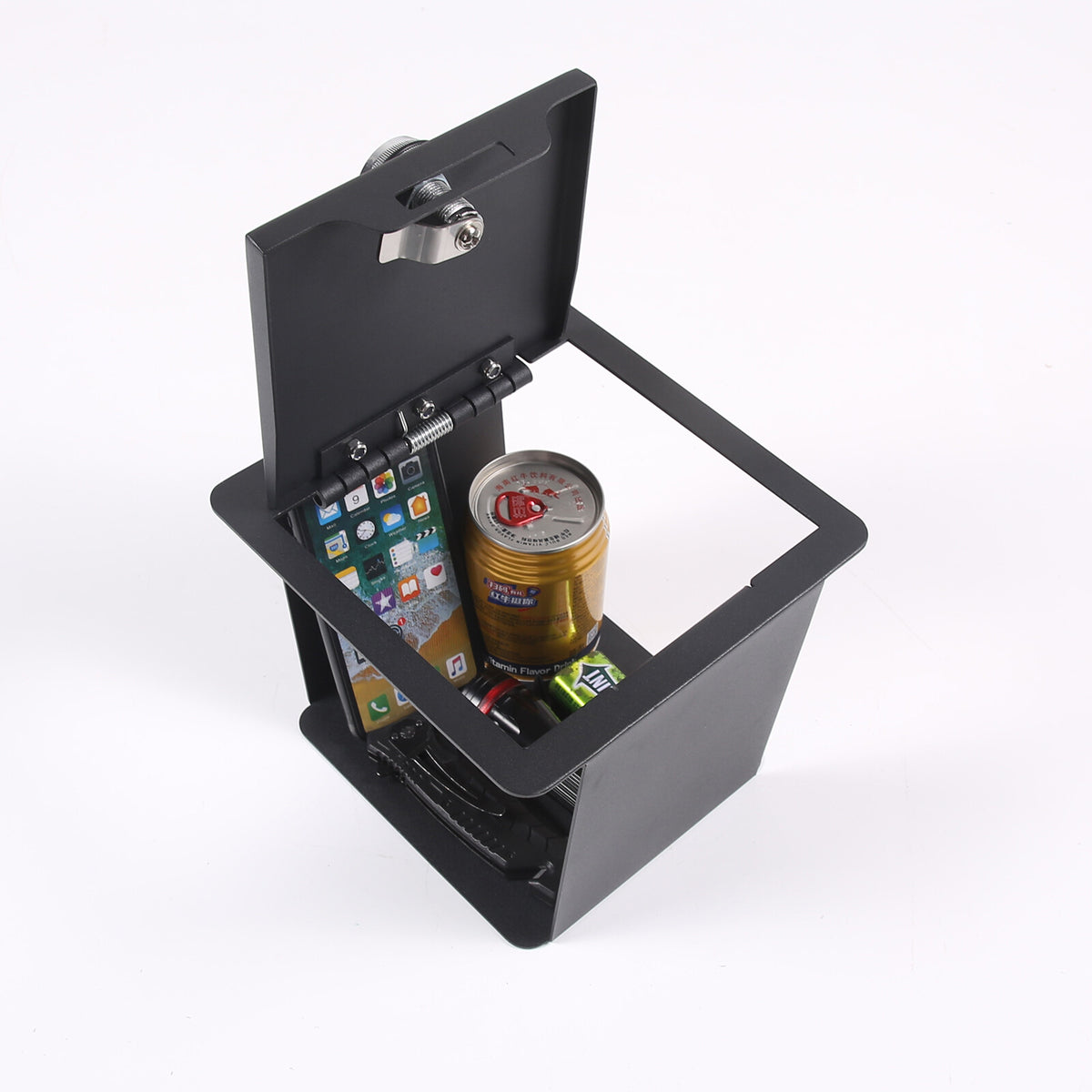 Center Console Safe Interior Storage Box W/ Lock For Toyota FJ Cruiser 07-21 18