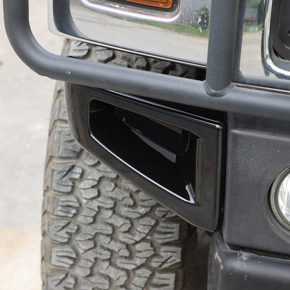 Replace Piano Black Front Bumper Corner Cover Trim for Hummer H2 2003-09 SUV US 8