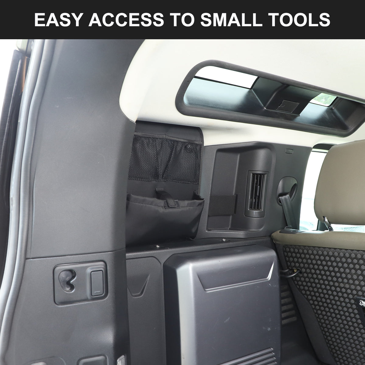 Rear Trunk Anti-roll Storage Bag Organizer Oxford For LR Defender 90 110 2020-24 10
