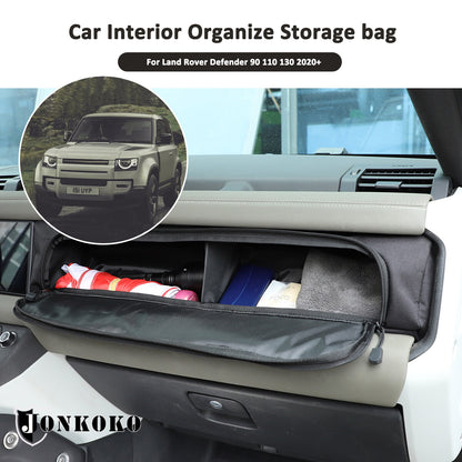 Passenger Side Dashboard Storage Bag Tray For Land Rover Defender L663 2020+ 3