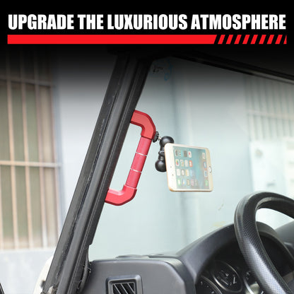 Replace Red A-Pillar Handle W/Phone Mount For LR Defender L316 2004-2018 18
