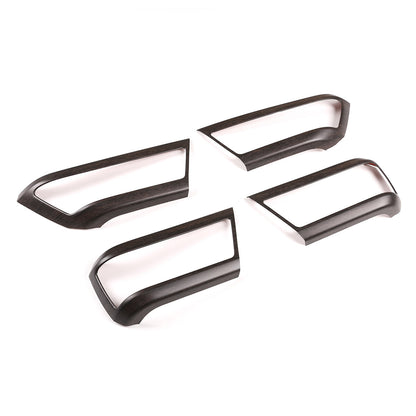 ABS Oak Grain Inner Door Handle Frame Cover For Land Rover Defender 110 2020-21 8