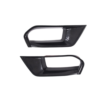 Real Carbon fiber Exterior Grille A Pliiar Trim Set For Corvette C7 Z06 14-19 3
