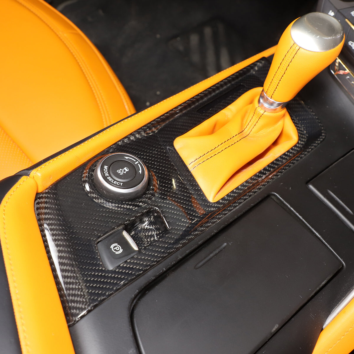 Real Dry Carbon Fiber Interior Center Full Trim Set Kit For Corvette C7 2014-19 119