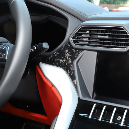 Forged Real Carbon Front Dashboard Strip Trim For Lamborghini Urus 2018-23 US 14